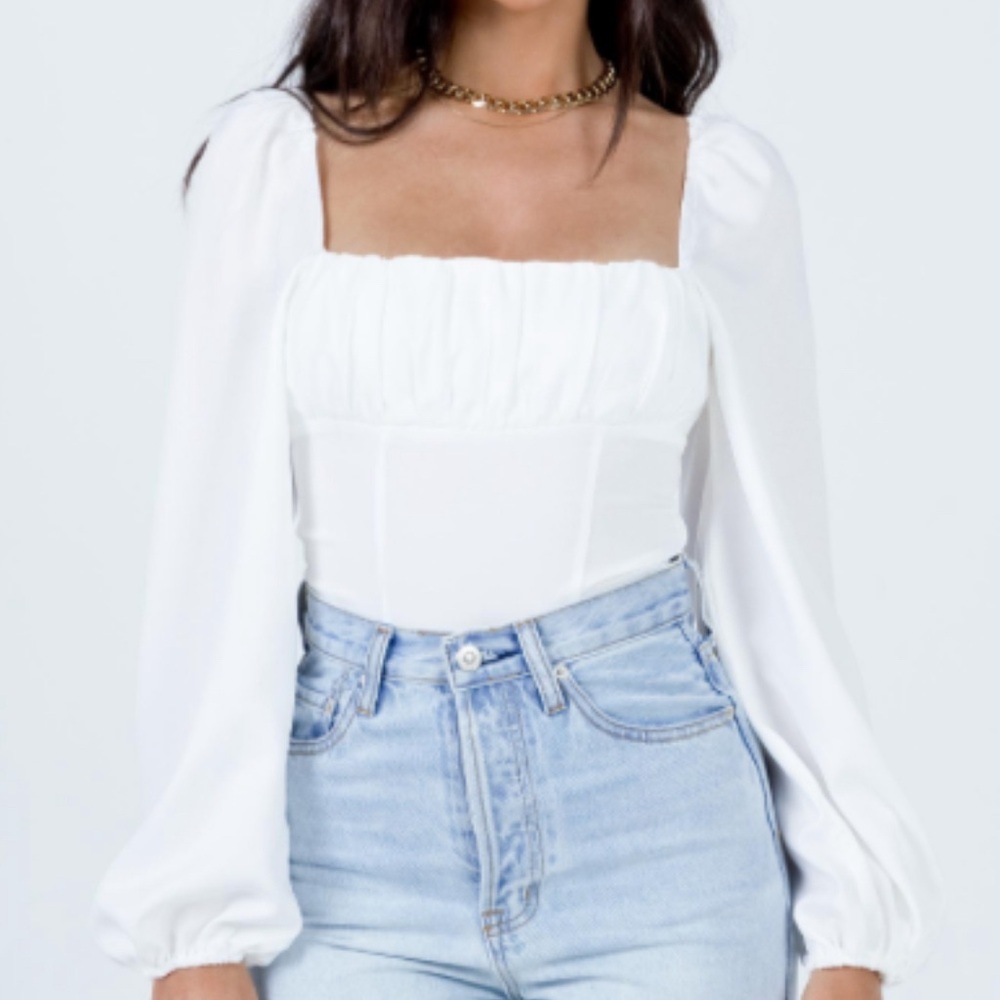 Princess Polly Laura Bodysuit White